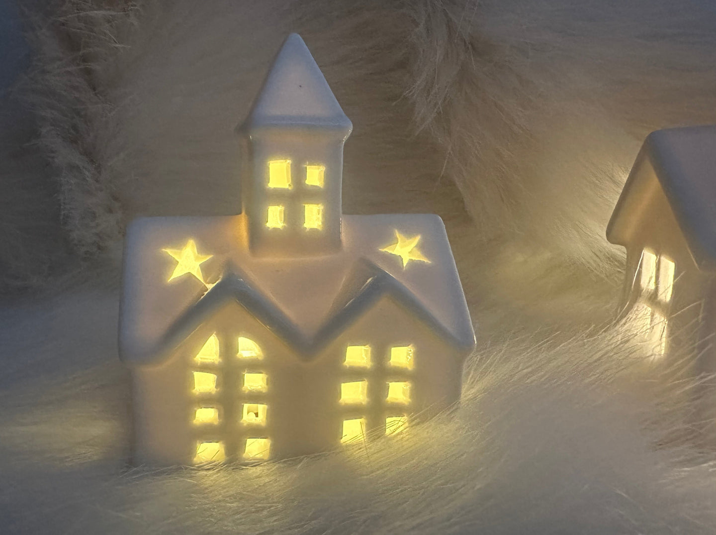 White LED ceramic Church
