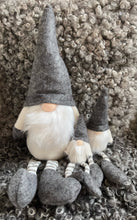 Load image into Gallery viewer, Grey Fabric Sitting Gonk 19.5cm