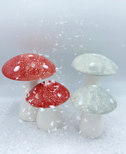 Load image into Gallery viewer, Small Red Ceramic Mushroom - 10cm