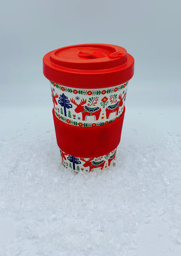 Eco Friendly Scandi Print Travel Mug
