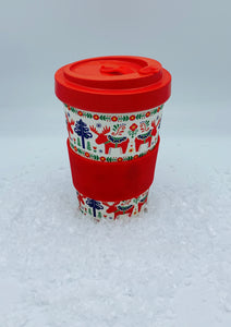 Eco Friendly Scandi Print Travel Mug