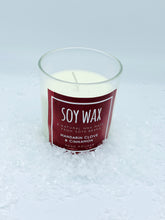 Load image into Gallery viewer, Mandarin, Clove &amp; Cinnamon - Soy Wax Candle