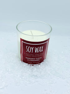 Mandarin, Clove & Cinnamon - Soy Wax Candle