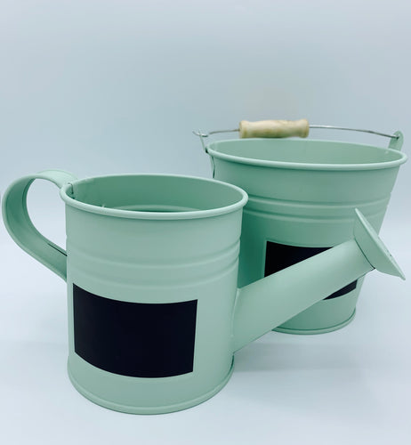 Watering Can with Label