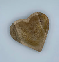 Load image into Gallery viewer, Small Wooden Heart Plate - 15cm