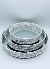 Load image into Gallery viewer, Shabby Chic Mirror Candle Plates - Set of 3