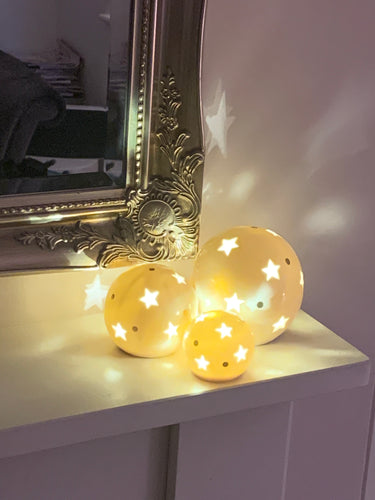 Set of 3 LED Ceramic balls