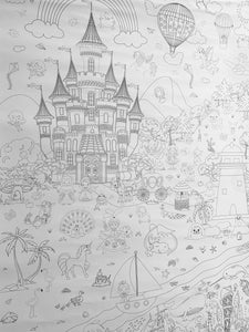 Colour In Poster - Fantasy - 100cm