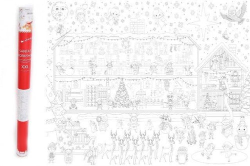 Colour in Christmas Poster - 100 x 70cm