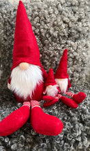 Load image into Gallery viewer, Red Fabric Sitting Gonk 26cm